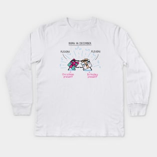 Born in December Kids Long Sleeve T-Shirt